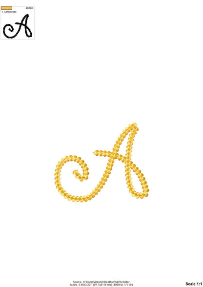 Extra Bold Chain Stitch Handwritten Font Amy