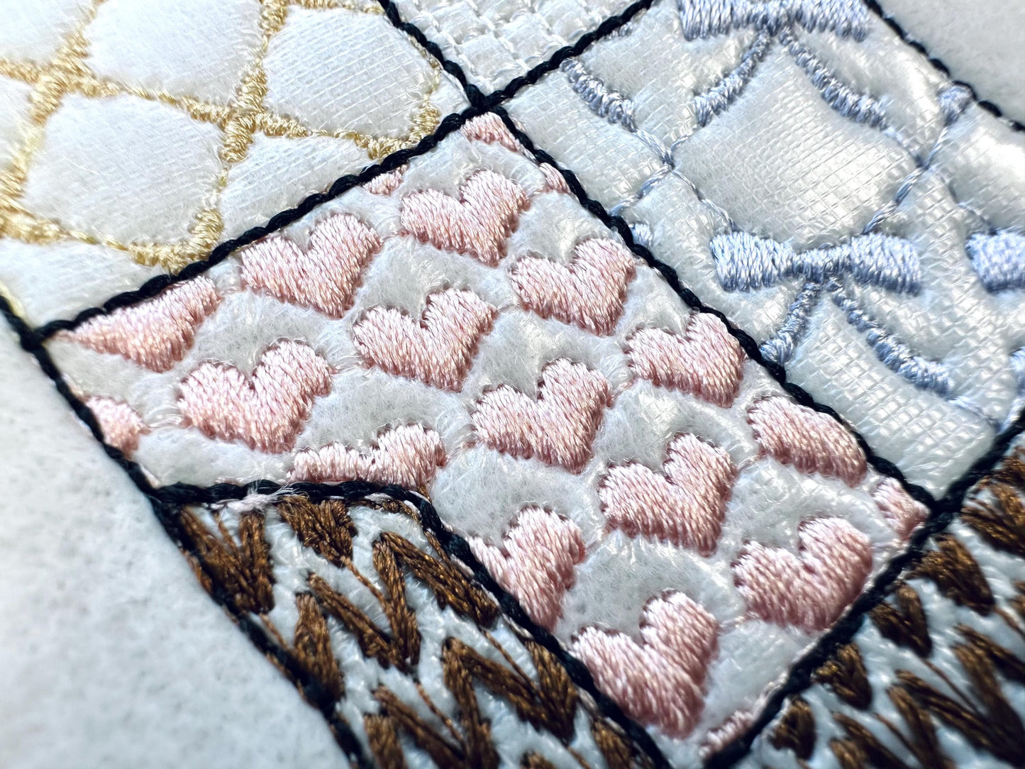 Patchwork Patterned Cowboy Boots