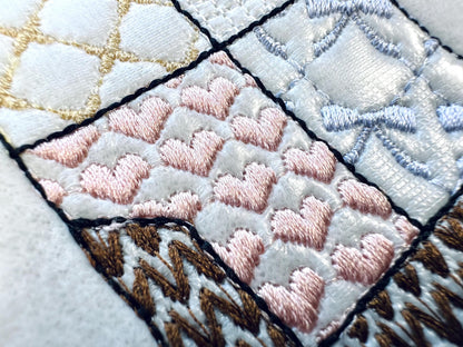 Patchwork Patterned Cowboy Boots