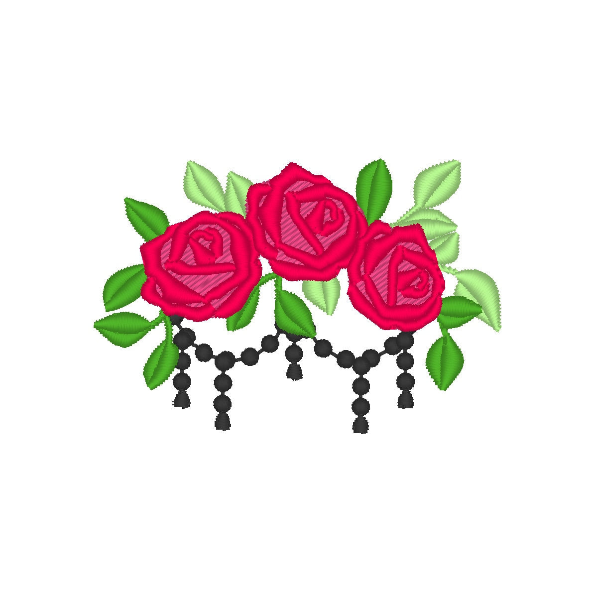 Accent Floral Rose Bouquet with Chain