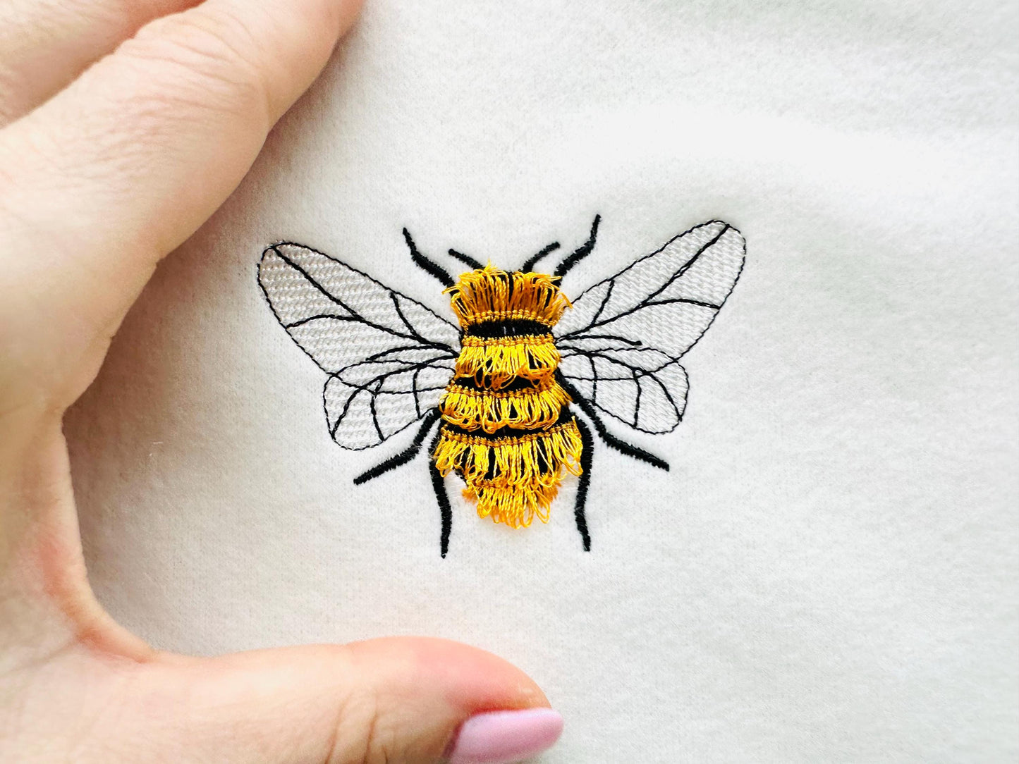 Cute Fringed Bee Honeybee