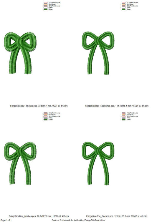 Girly Side Seam Bow