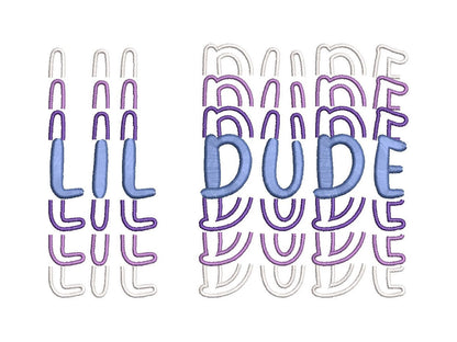 Stacked Satin Stitch Fancy Font