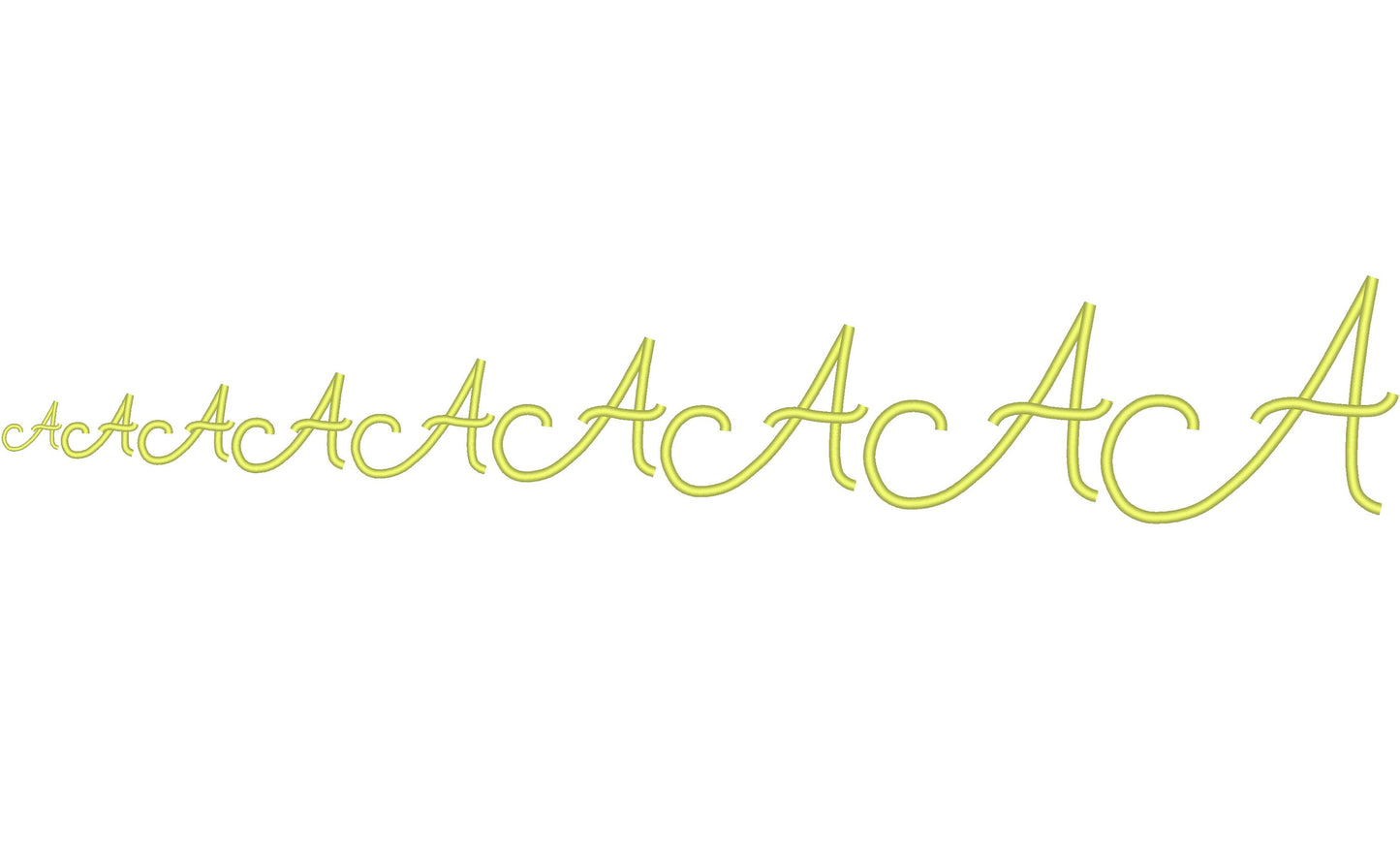 Baby Satin Stitch Handwritten Font