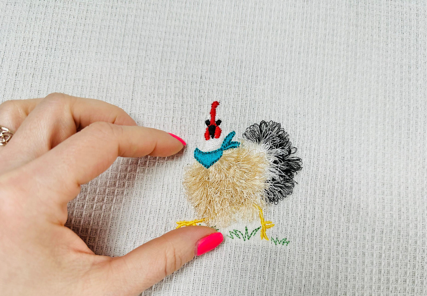 Fringed Chicken with Bandanna