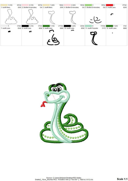 Snakes Set Of 2 Single Snake