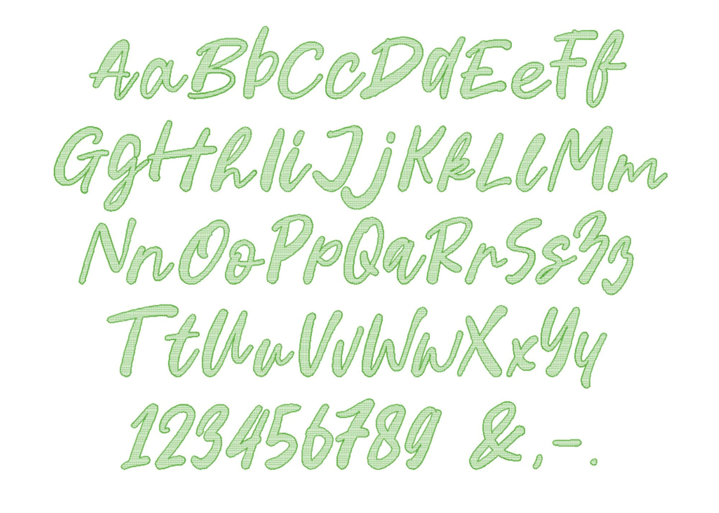 Glitter HTV Vinyl Mylar Handwritten Font