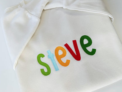 Versatile Fill Stitch Font Steve