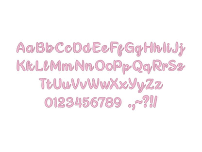 Petra Handwritten Font Applique