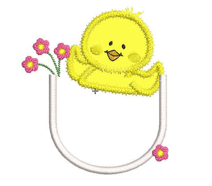 Genuine Pocket Easter Bunny and Chick