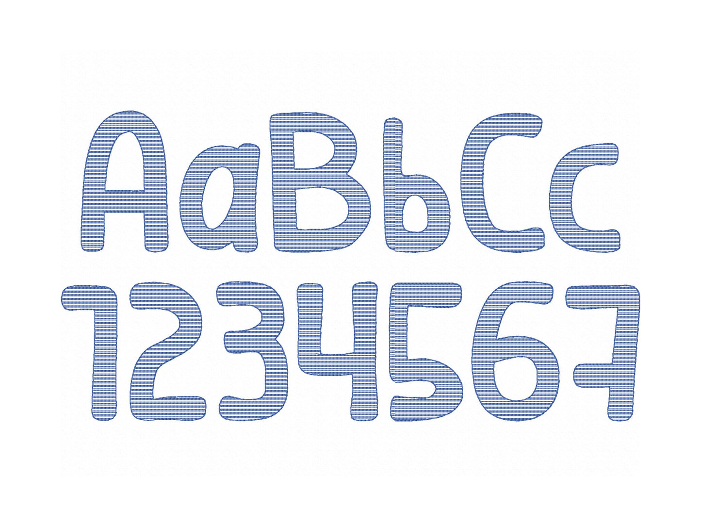 Light Stitch Kids Baby Font