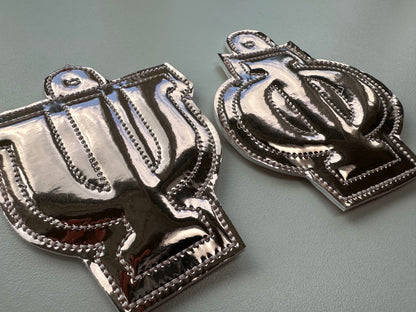 Puffy Puff Foam Greek Monogram Keychain