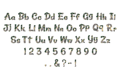 Military Camo Camouflage Font