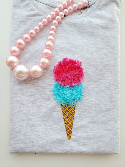 Fringed Ice Cream Cone