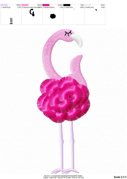 Fringed Flamingo Font