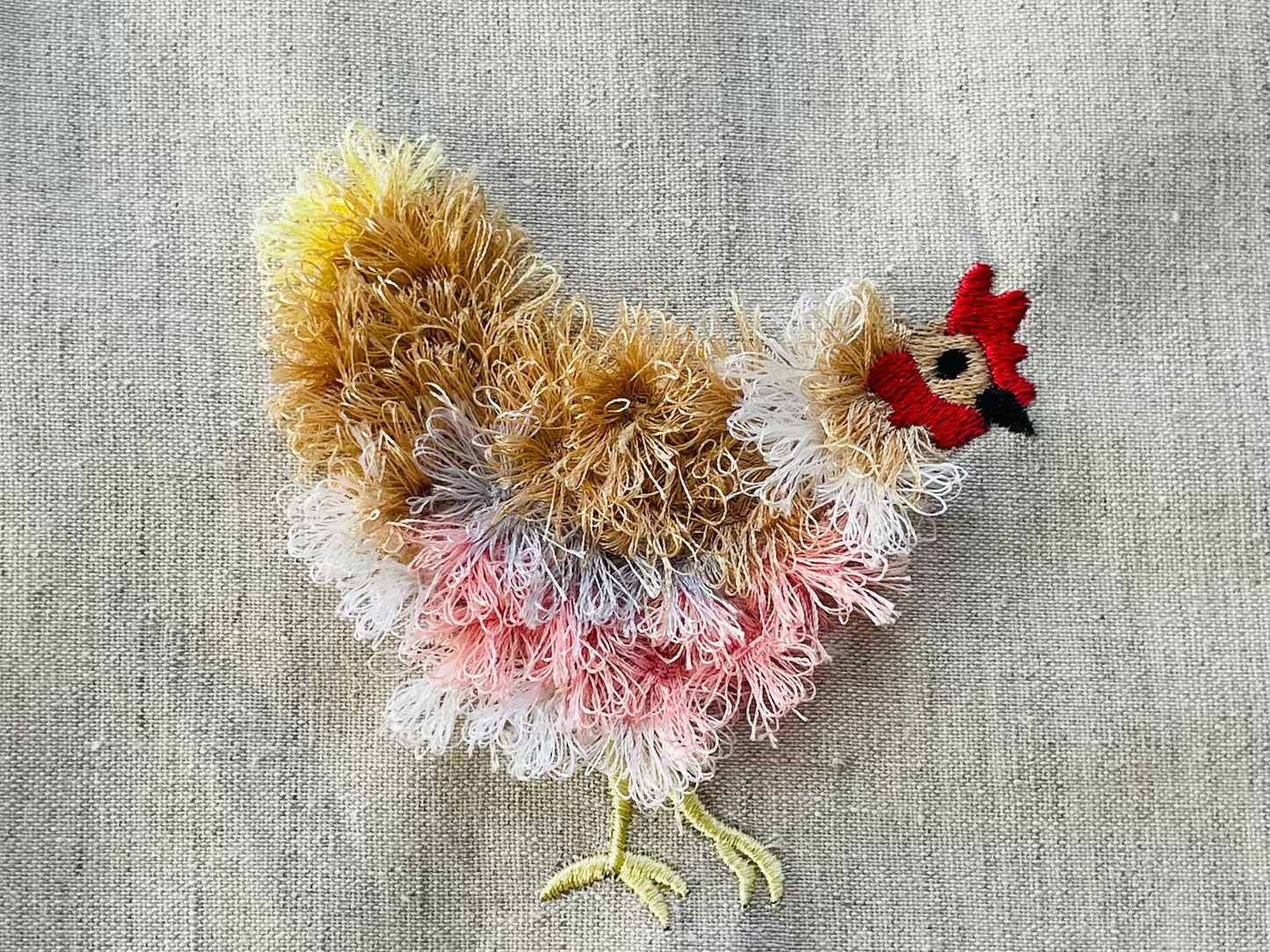 Fringed Chicken Set of 4