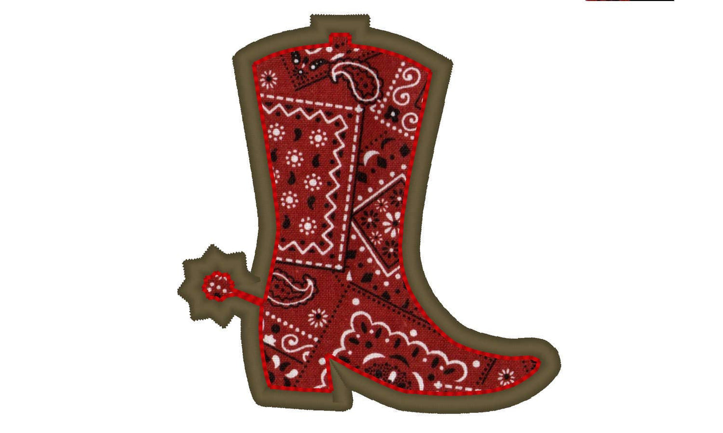 Cowboy Boots Applique