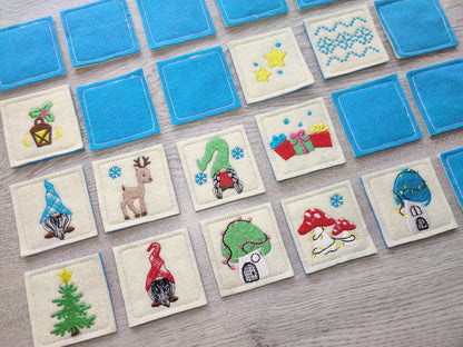 Memory Game Christmas Gnomes