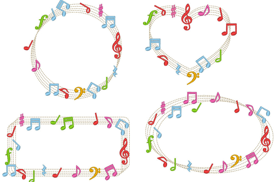 Love Music Rock Attitude Monogram Frame