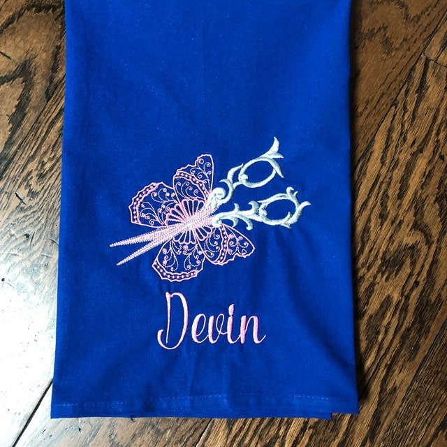 Hairstylist Hairdresser Scissors and Butterfly