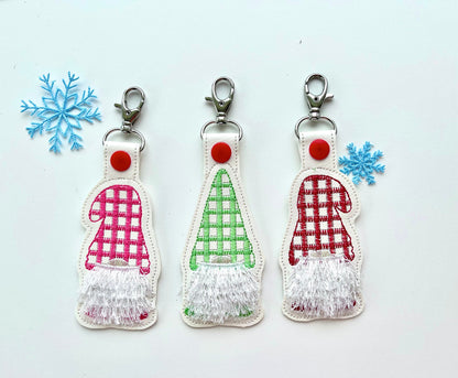 Fringed Beard Gnome Keychain