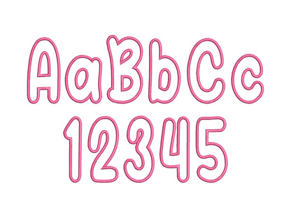 Big Baby Font Applique