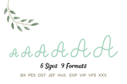 Extra Bold Chain Stitch Handwritten Script Font