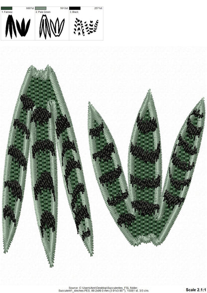 Succulent Delicate Lace Flowers Set