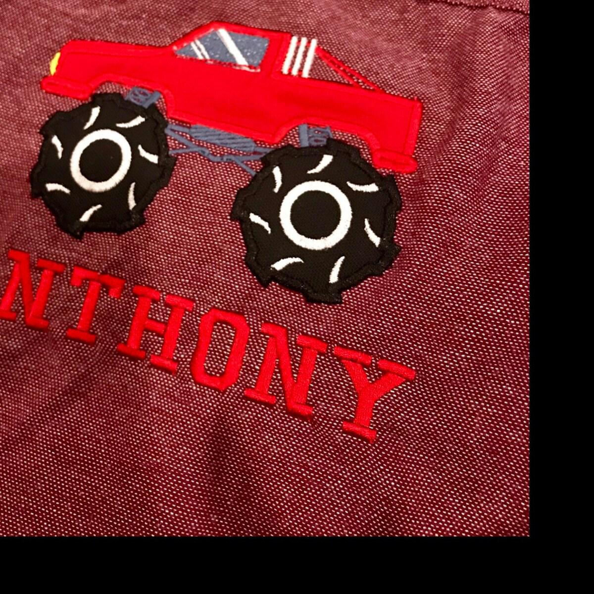 Monster Truck Applique