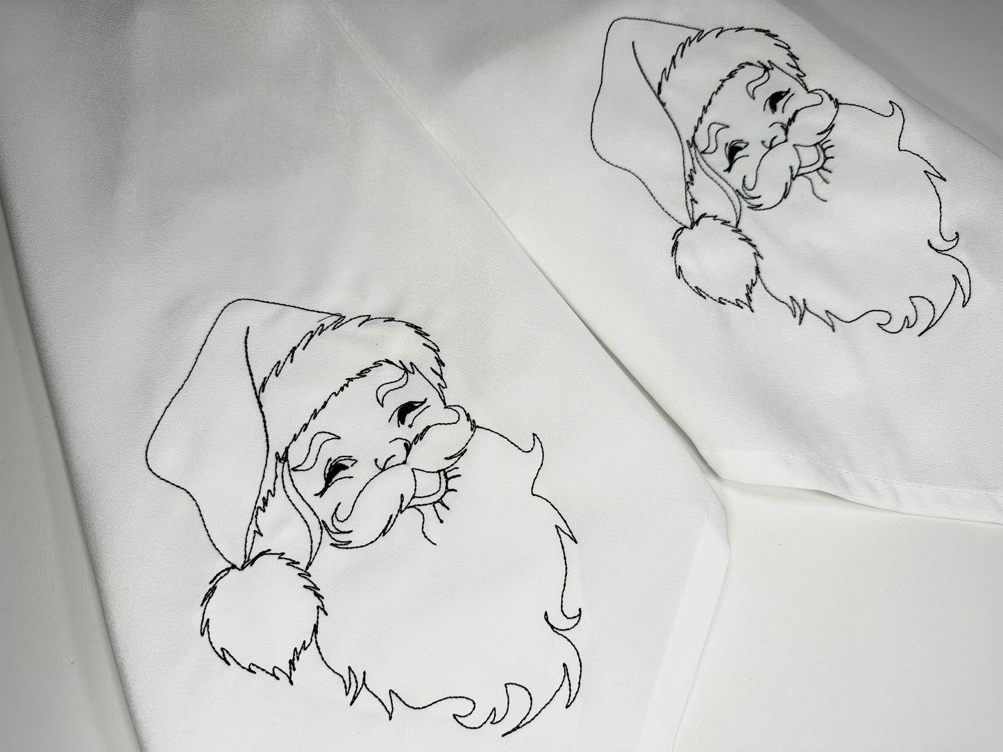 Quick Light Stitch Santa Claus Outline