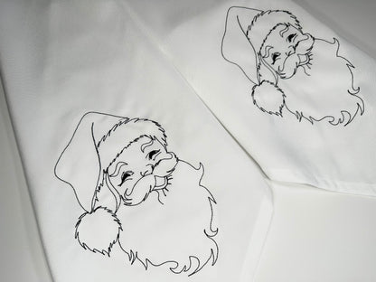 Quick Light Stitch Santa Claus Outline