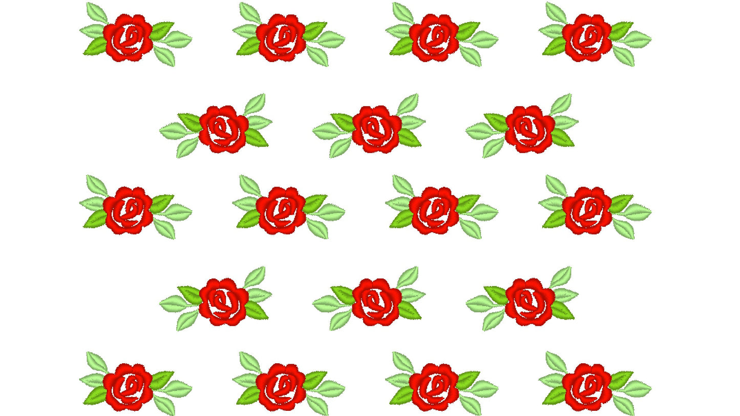 Classic Mini Rose Floral Embellishment