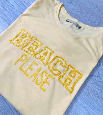 Wide Chain Stitch Outline Varsity Font