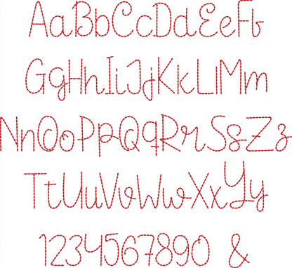 Must Have Hand Stitch Effect Font