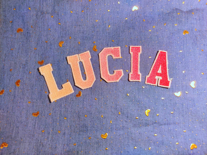 Iridescent Ombre Font Lucia