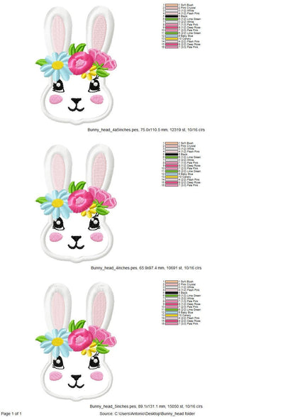 Cute Bunny Fringed Floral Crown
