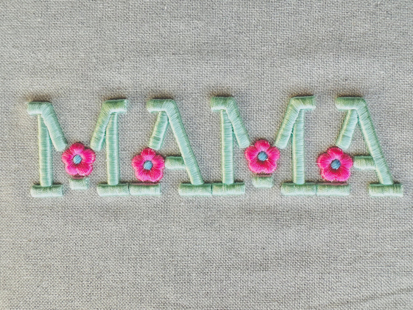 Puffy Puff Foam Floral Font