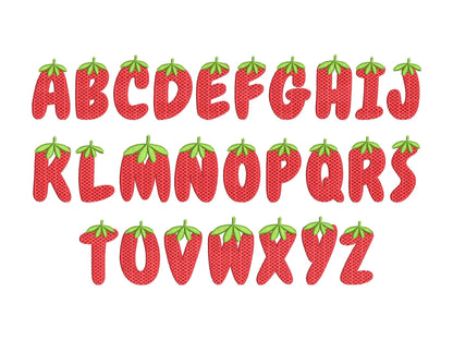 Tutti Frutti Fruit Font Set of 4