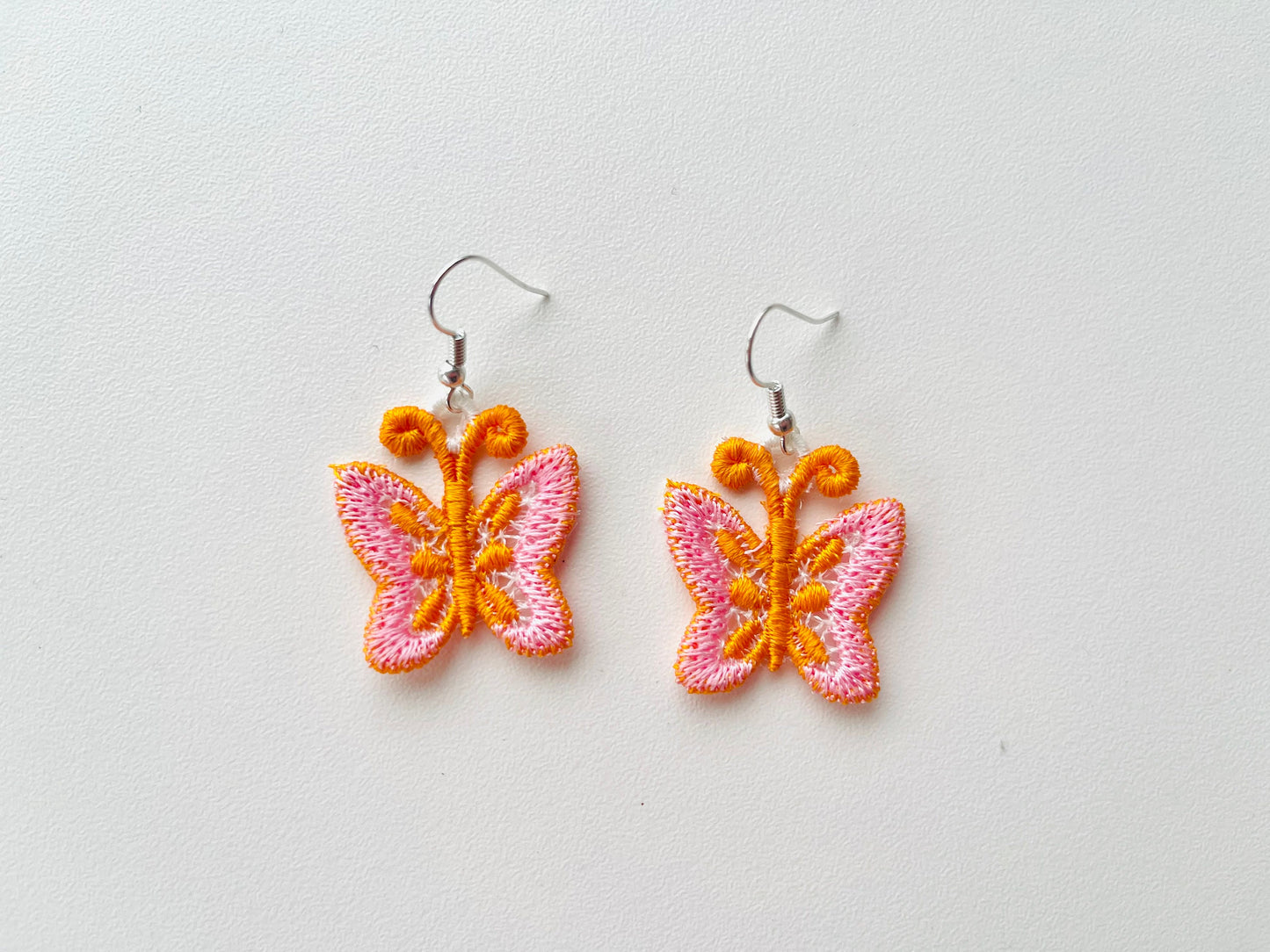 Butterfly Lace Earrings Charm FSL