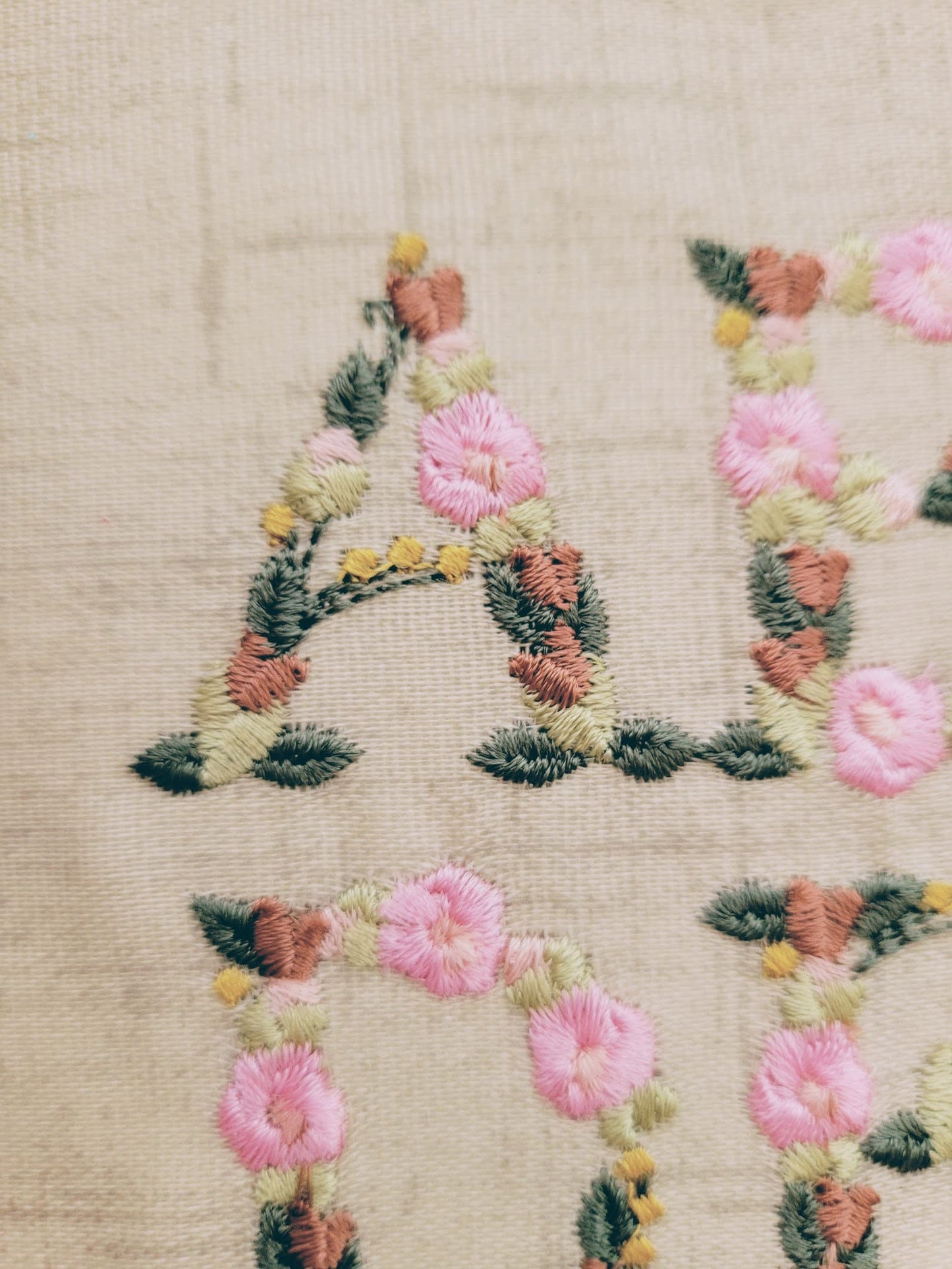 Mini Roses Floral Font