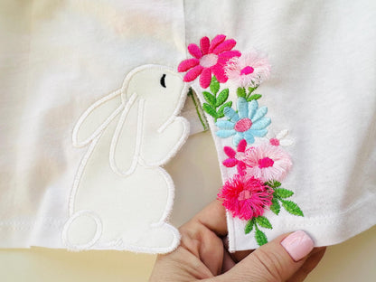 Little Easter Bunny Fringed Flower