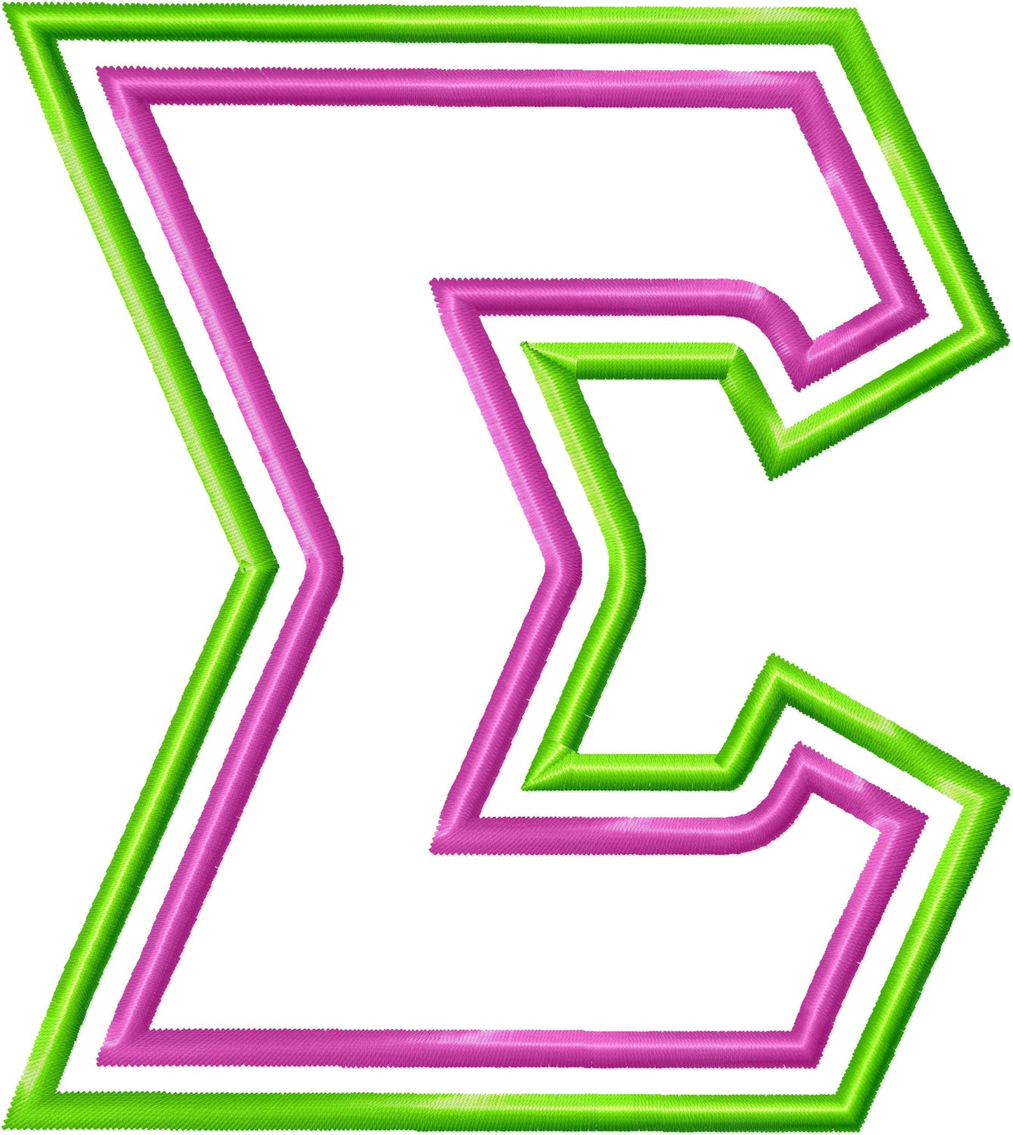 Sororities Greek 2 Layers Font