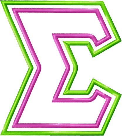 Sororities Greek 2 Layers Font