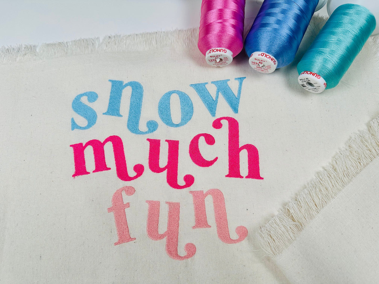 Vintage Retro Holly Jolly Fill Stitch Font