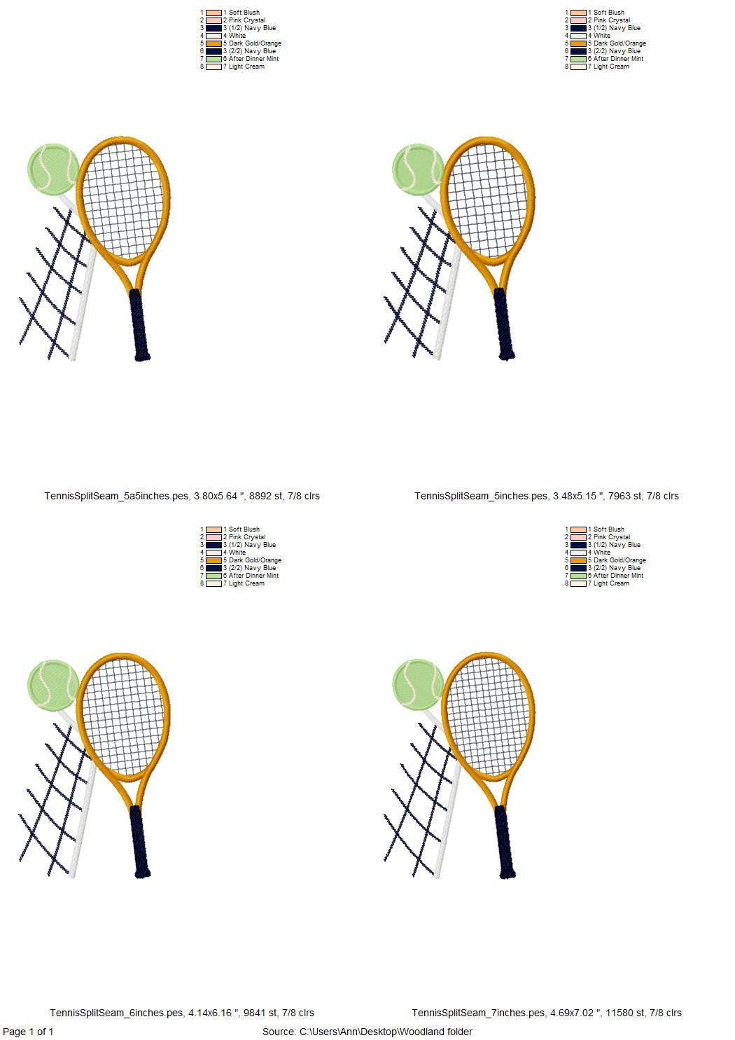 Sports Tennis Ball Racket