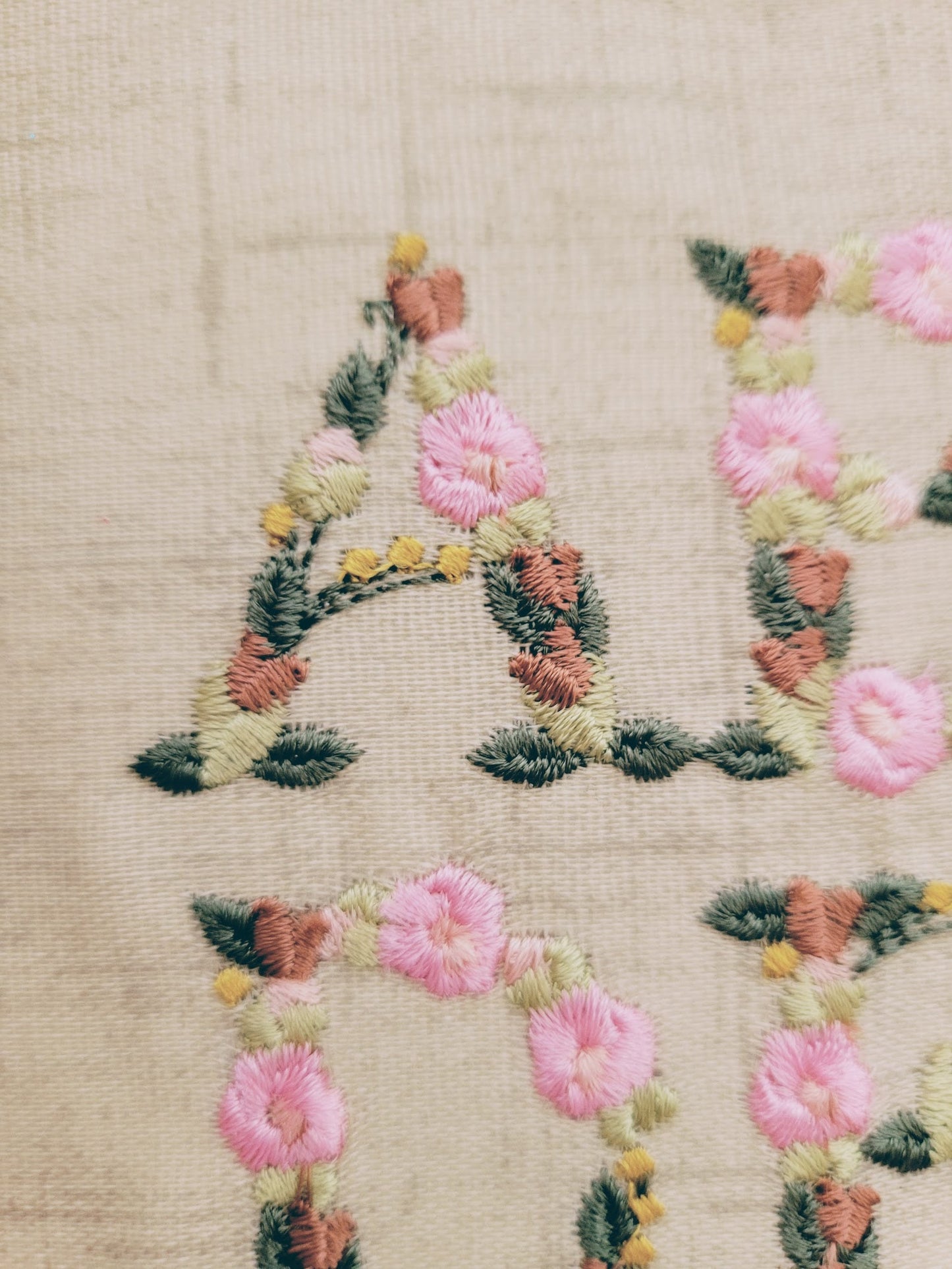 Mini Roses Floral Font