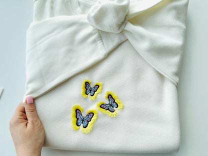 Mini Butterfly Fringed Fluffy Wings