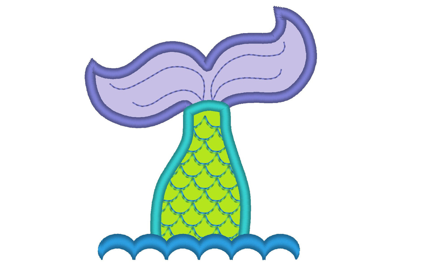 Mermaid Tail Applique