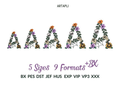 Spooky Skull Halloween Font