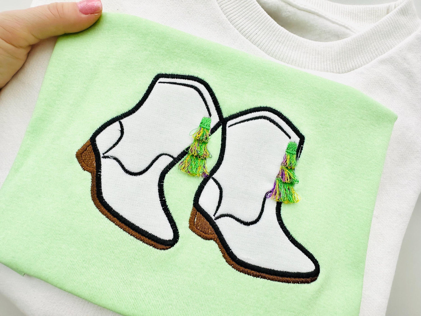 Dancing Mardi Gras Boots Festival Carnival